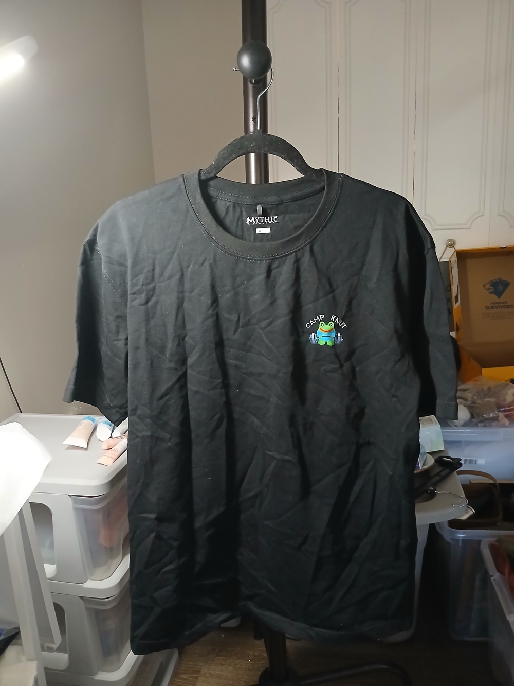 Camp Knut Graphic Short Sleeve Tee - Black